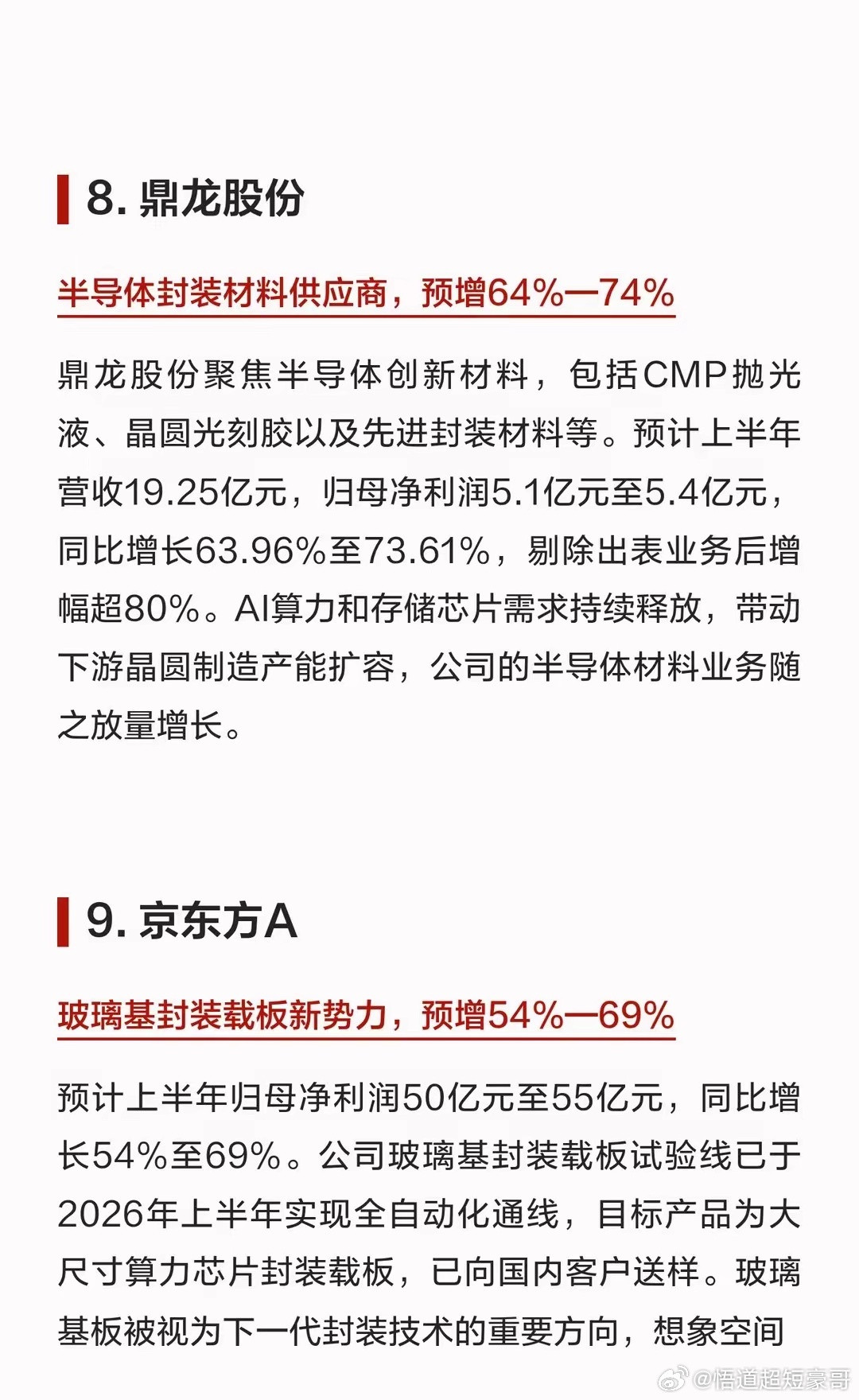 暴增1099%！先进封装，中报有望大增的10家2026年，半导体行业最热的关键词