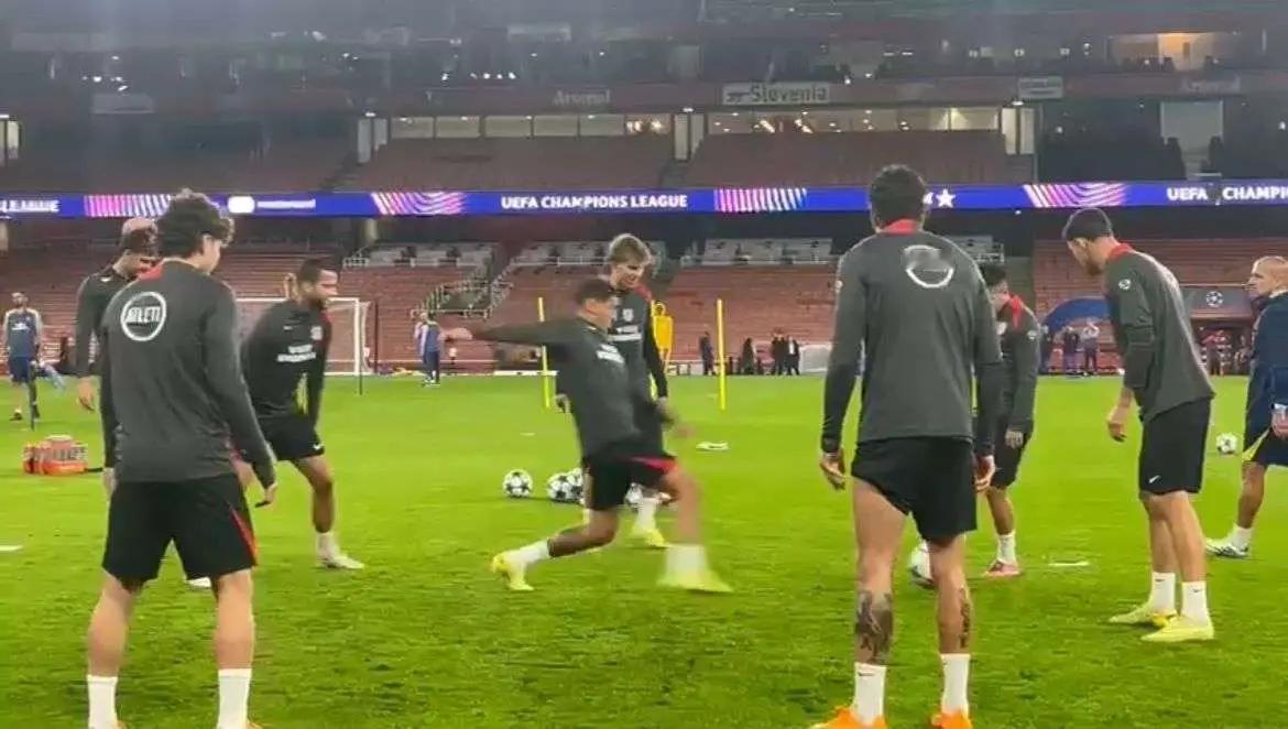 马竞向欧足联投诉阿森纳更衣室没有热水供应，Talksport报道，欧足联不会处