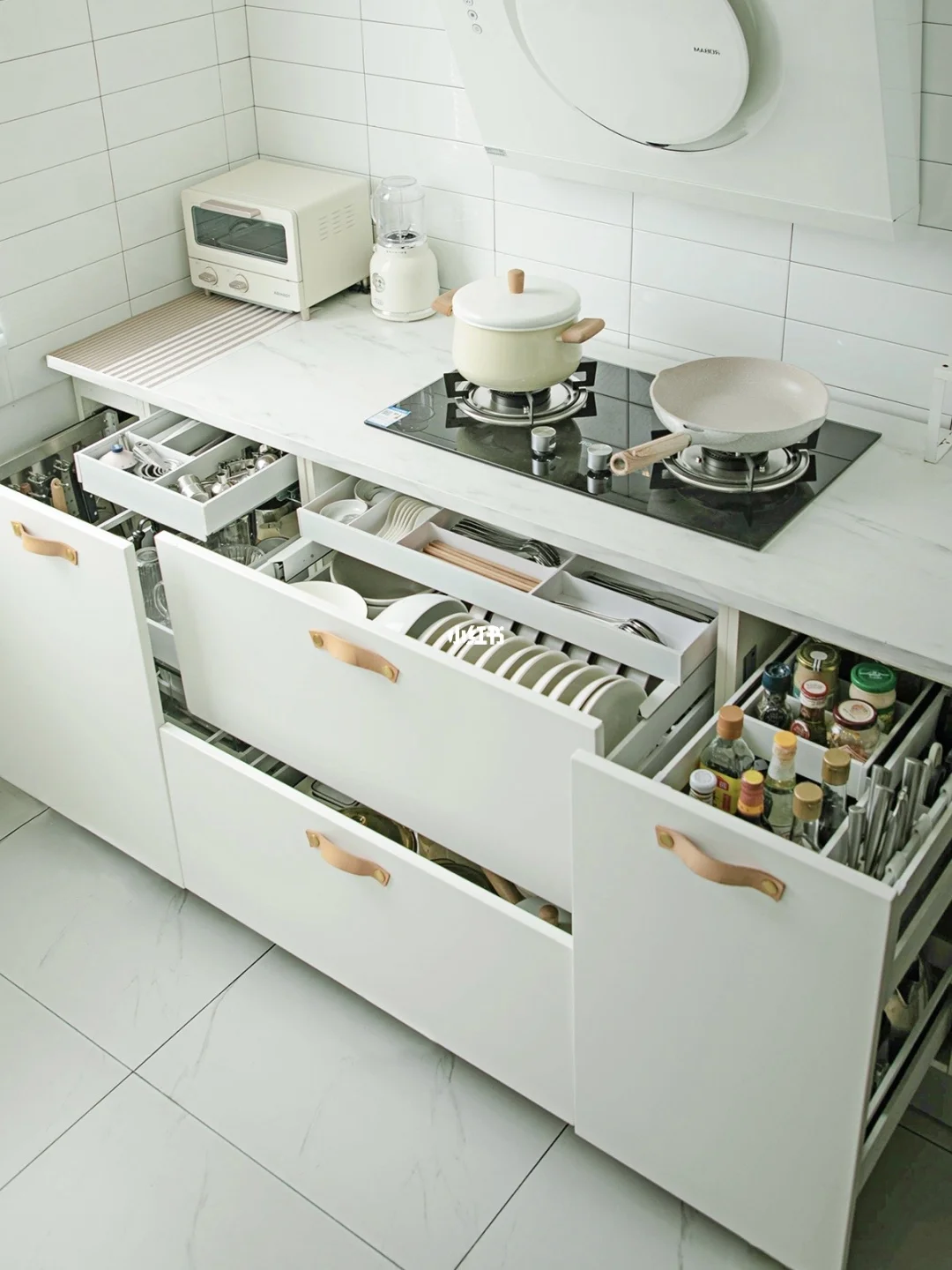 3年不变样的厨房，收纳得整整齐齐