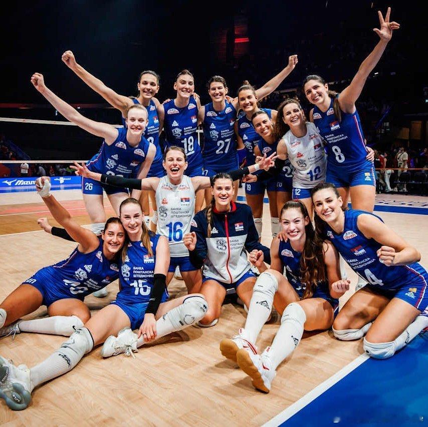 🔵⚪️🔴🇷🇸塞尔维亚女排公布备战世锦赛的16人名单，老二传玛雅.奥杰年