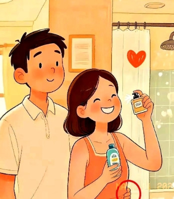 我老公想来那事我从来不拒绝，尽量满足我会先去洗澡，用他喜欢的沐浴露，喷上