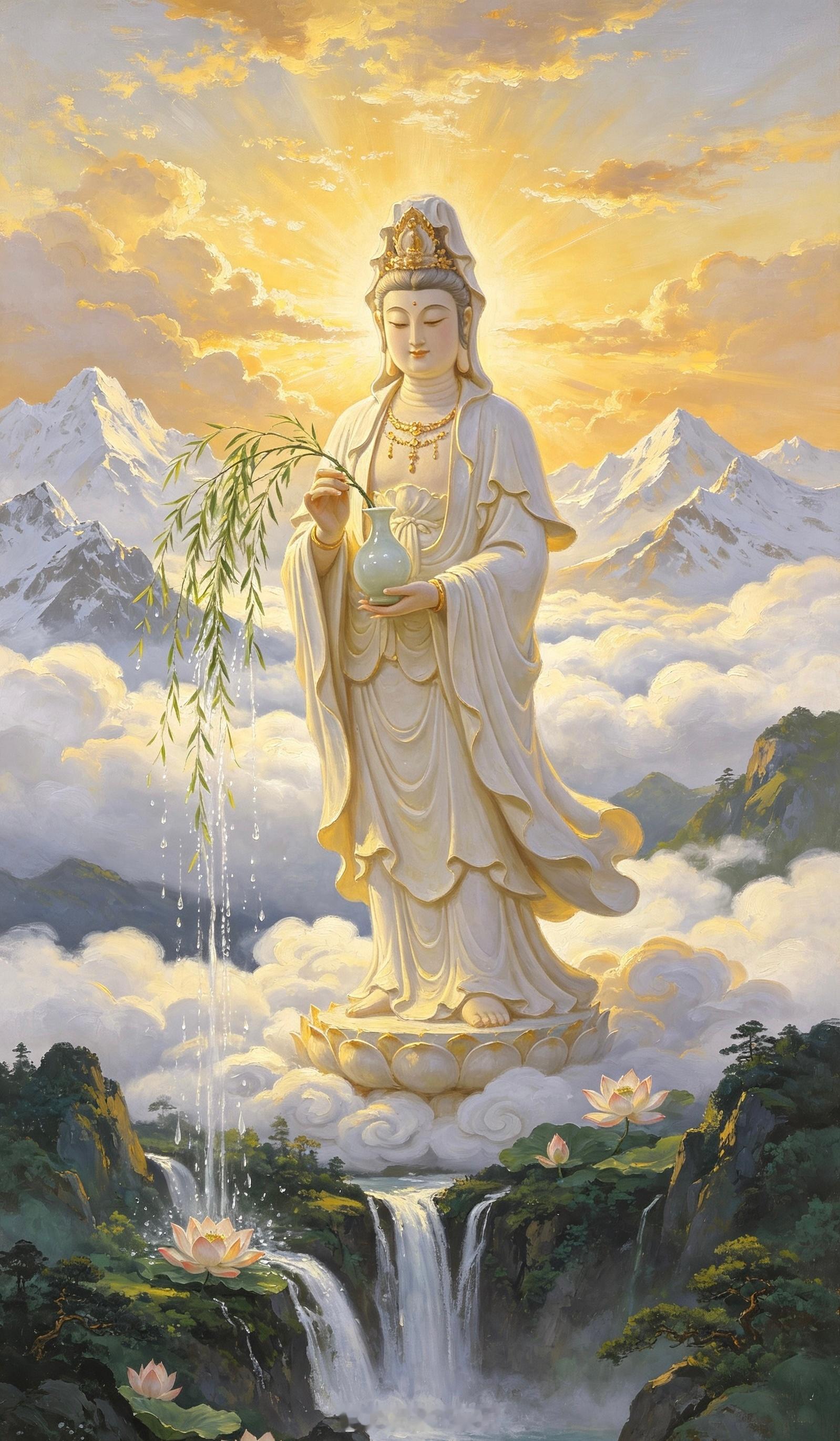 放心，你的命真的很好，否则不会收到菩萨的祝福，愿所有刷到的朋友，烦恼被旭日照散，