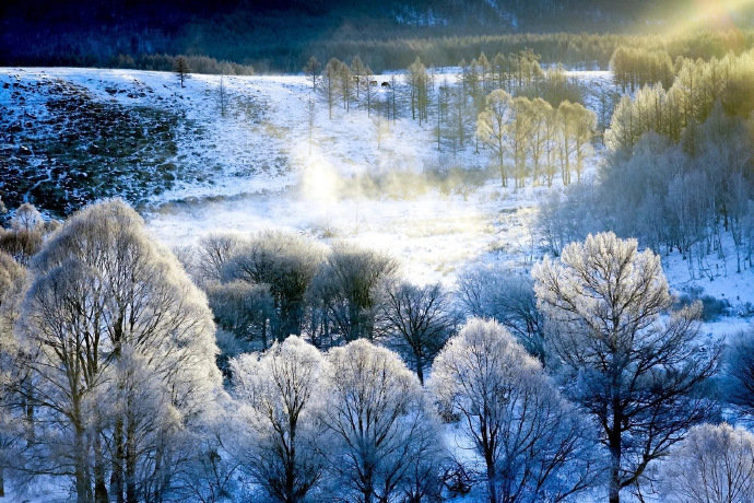 流浪到内蒙.阿尔山吧，这里有仙境般的冬天