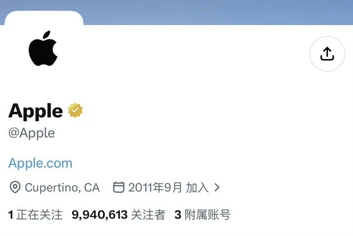 #苹果官方X账号取关库克#库克刚卸任就取关，约翰·特努斯刚上任就关注！好家伙，这速度有点快，只关注且