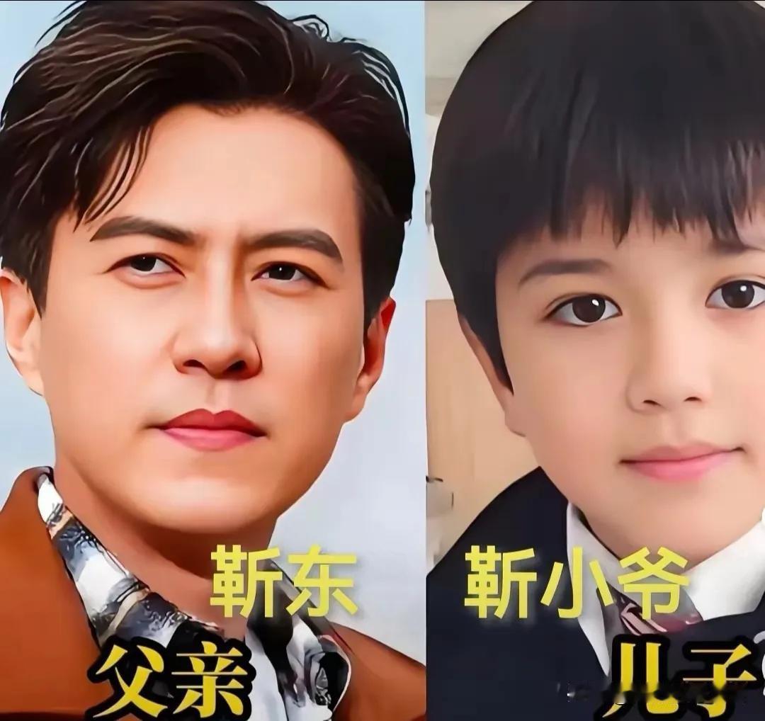 陈小春父子俩——长得很像秦汉父子俩——长得很像田亮父子俩——长得很像乔振宇