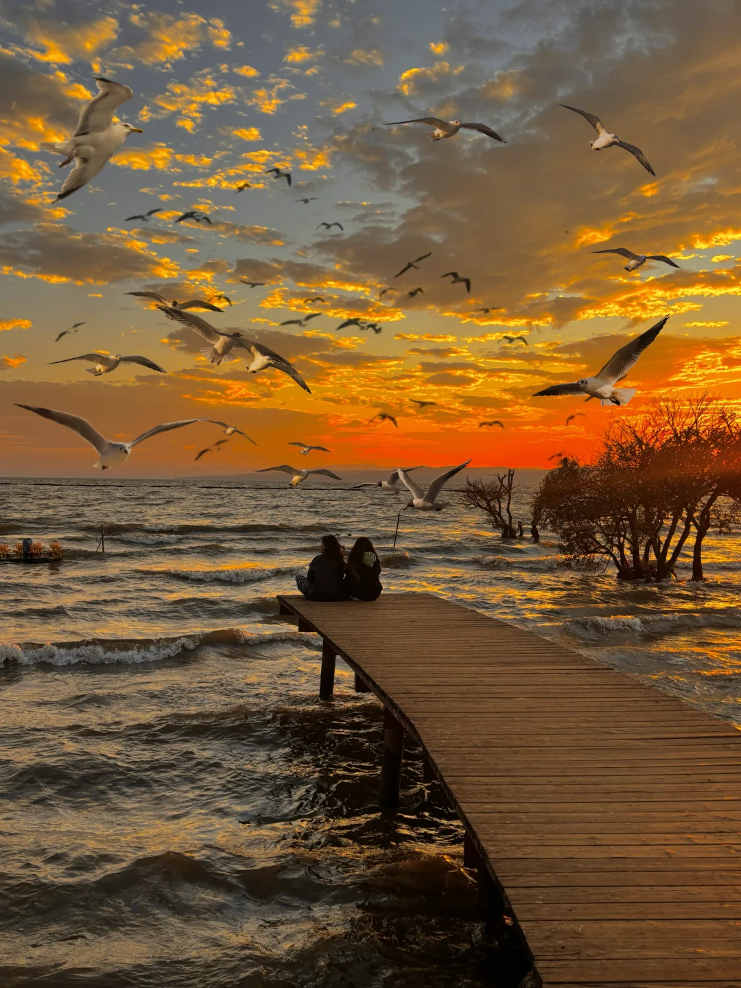 春节第一天！昆明的日落杀疯了！！！！！！！！！