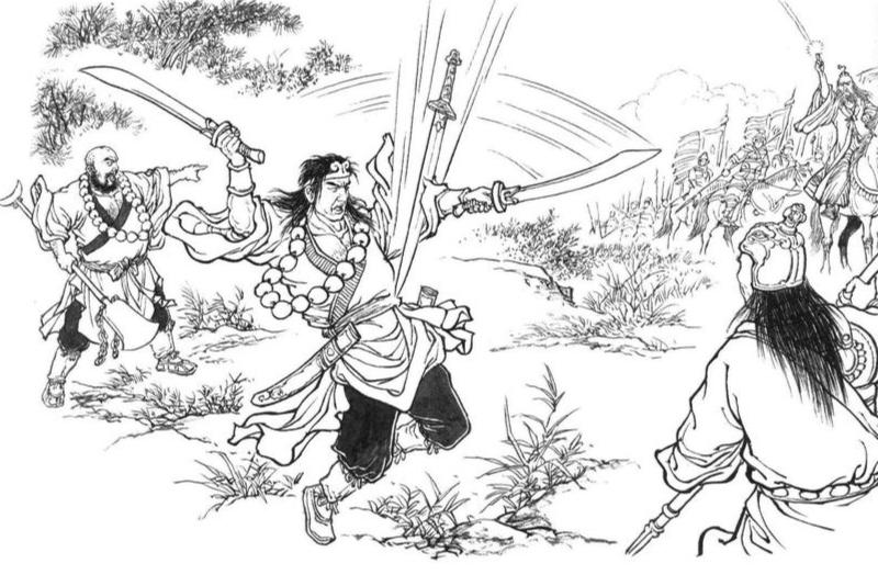 祸从天降，战神断臂！梁山征方腊，武松挥双戒刀战郑魔君。这郑魔君曾用镀金铜砖打