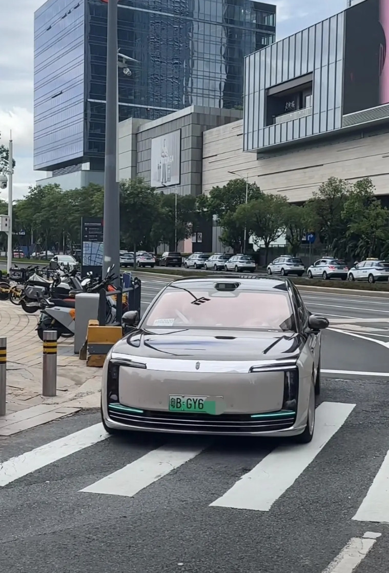 看看尊界上了绿牌之后是什么感觉？今天碰到一辆真正上的绿牌的尊界，不得不说，