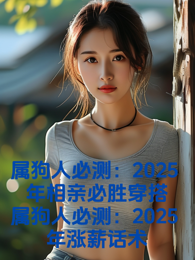 属狗人必测：2025年相亲必胜穿搭+涨薪话术