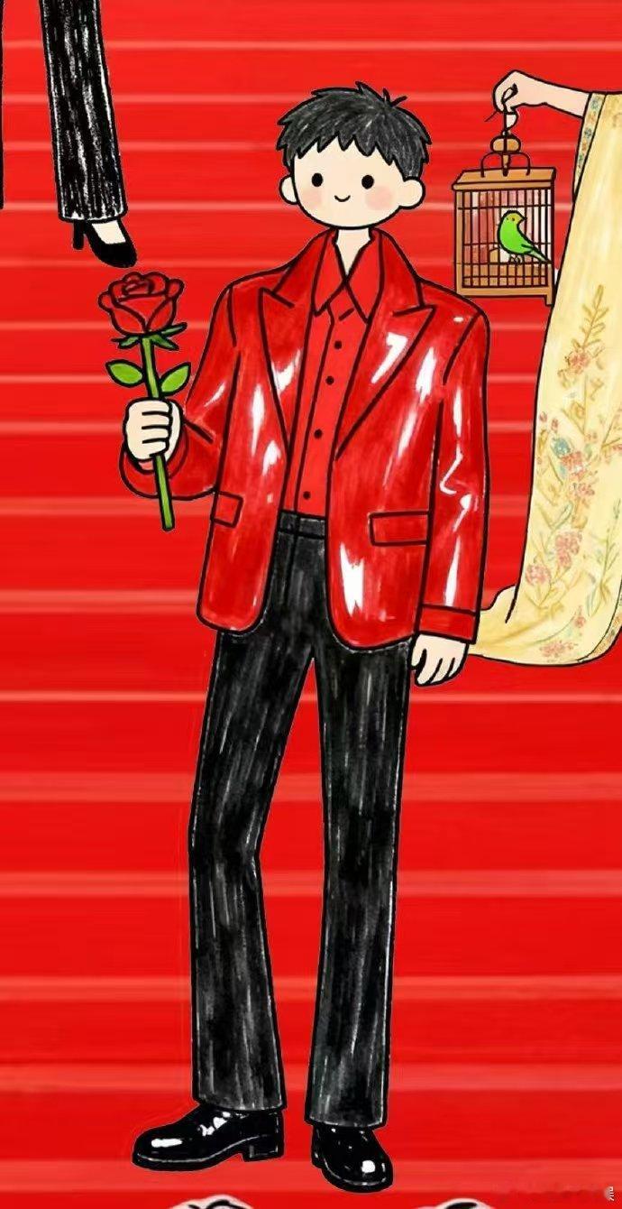 内娱男星穿红衣谁懂红衣的魅力！刘宇宁霸气、成毅清冷，张艺兴少年感、薛之谦张扬，