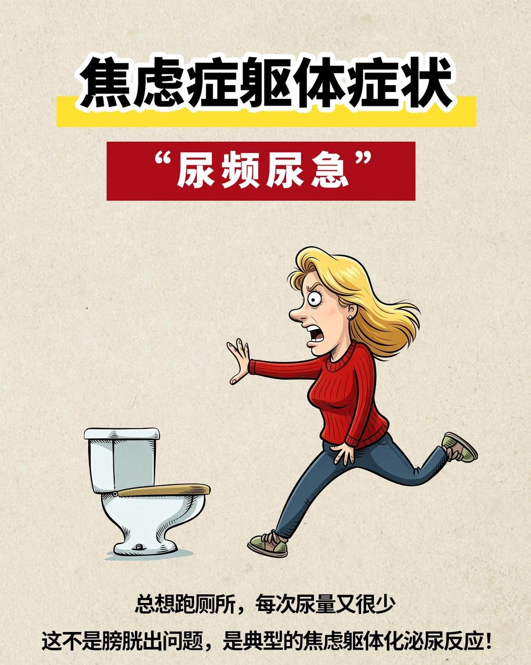 频繁尿频不一定是肾病！警惕焦虑带来的躯体化信号
