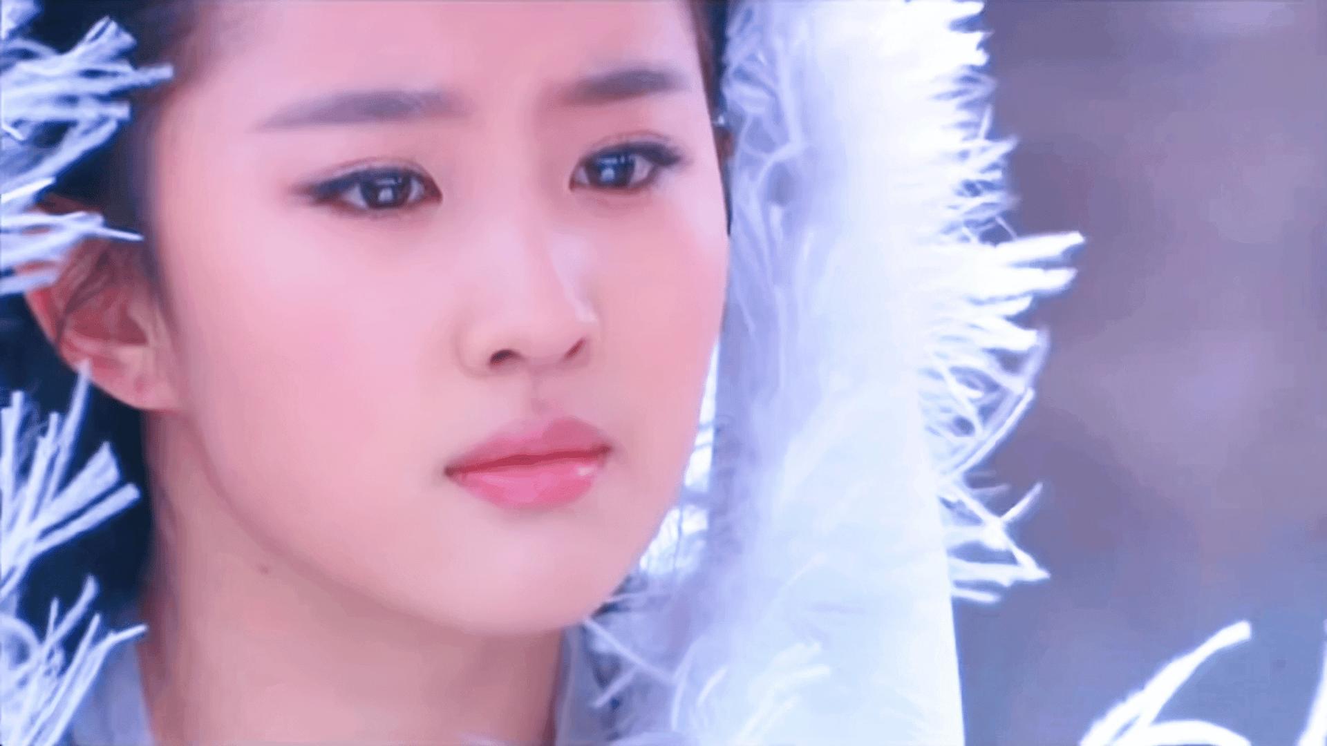 发丝都在发光的小龙女✨刘亦菲