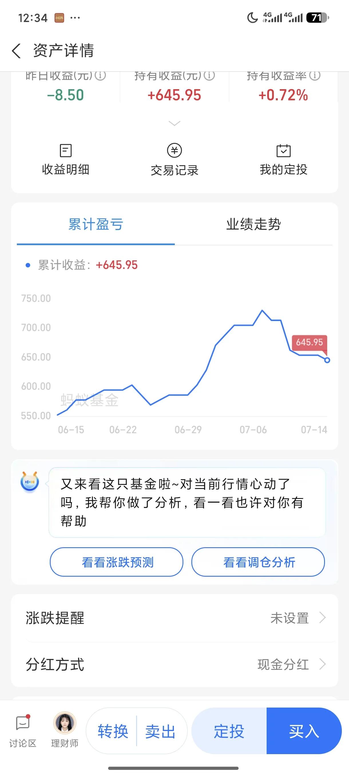 基金这几天又开始下跌了，已经连续跌了四天了，150多块钱跌没了[汗]