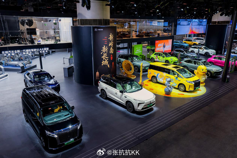 车展报道44：今年广州车展走到长城魏牌展台，我一下就愣住了——他们把VLA放