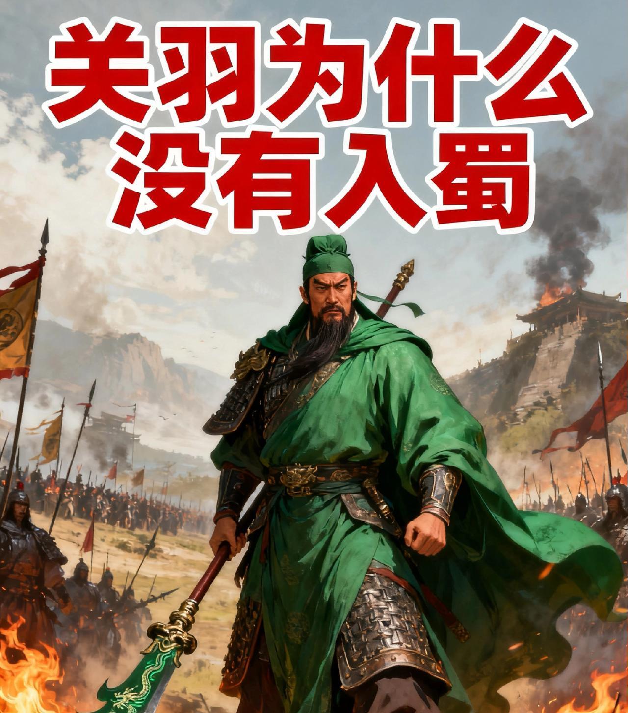 关羽为何终身未入蜀？三个细节揭开三国最痛的