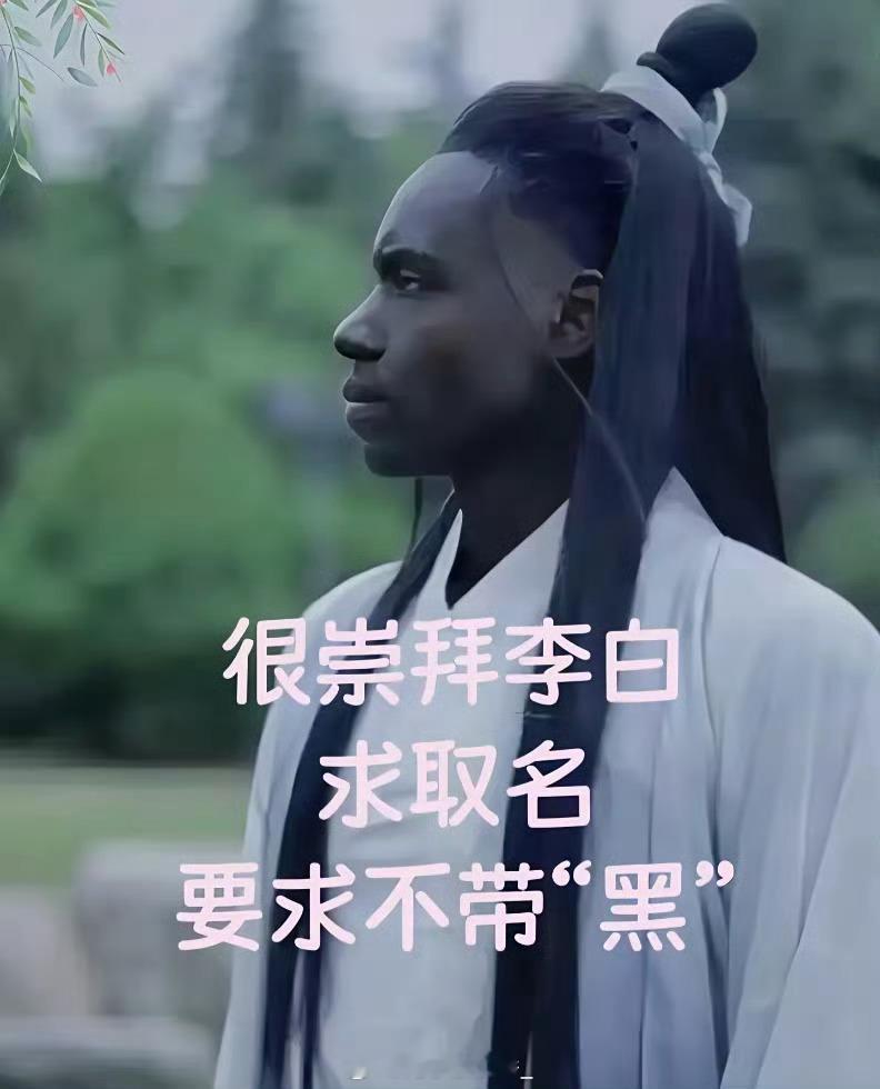 求大神赐中文名，尽量不带“黑”！​​​