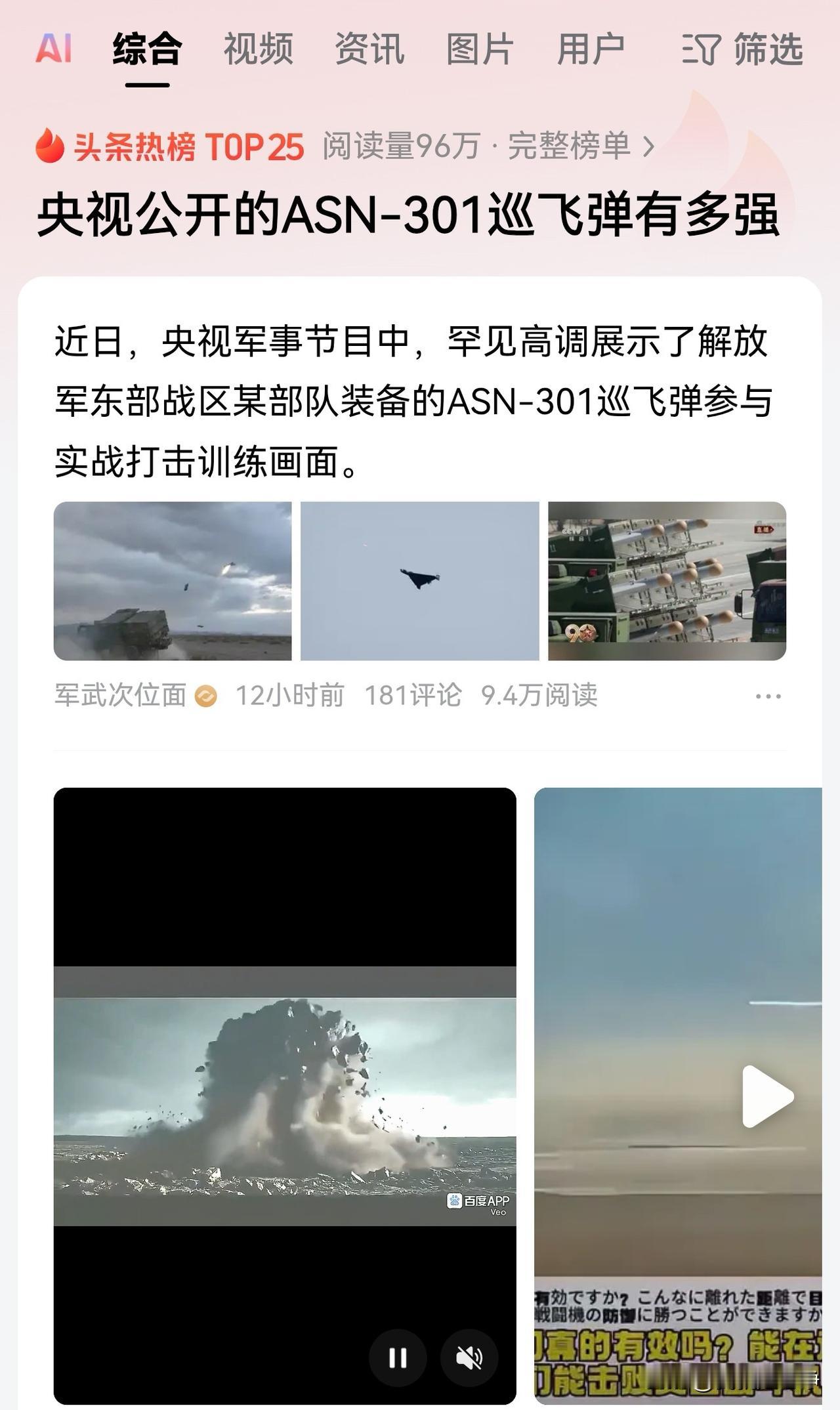 中国版的小摩托终于出场了，代号ASN-301巡飞弹。大家可以看外形，基本上和伊