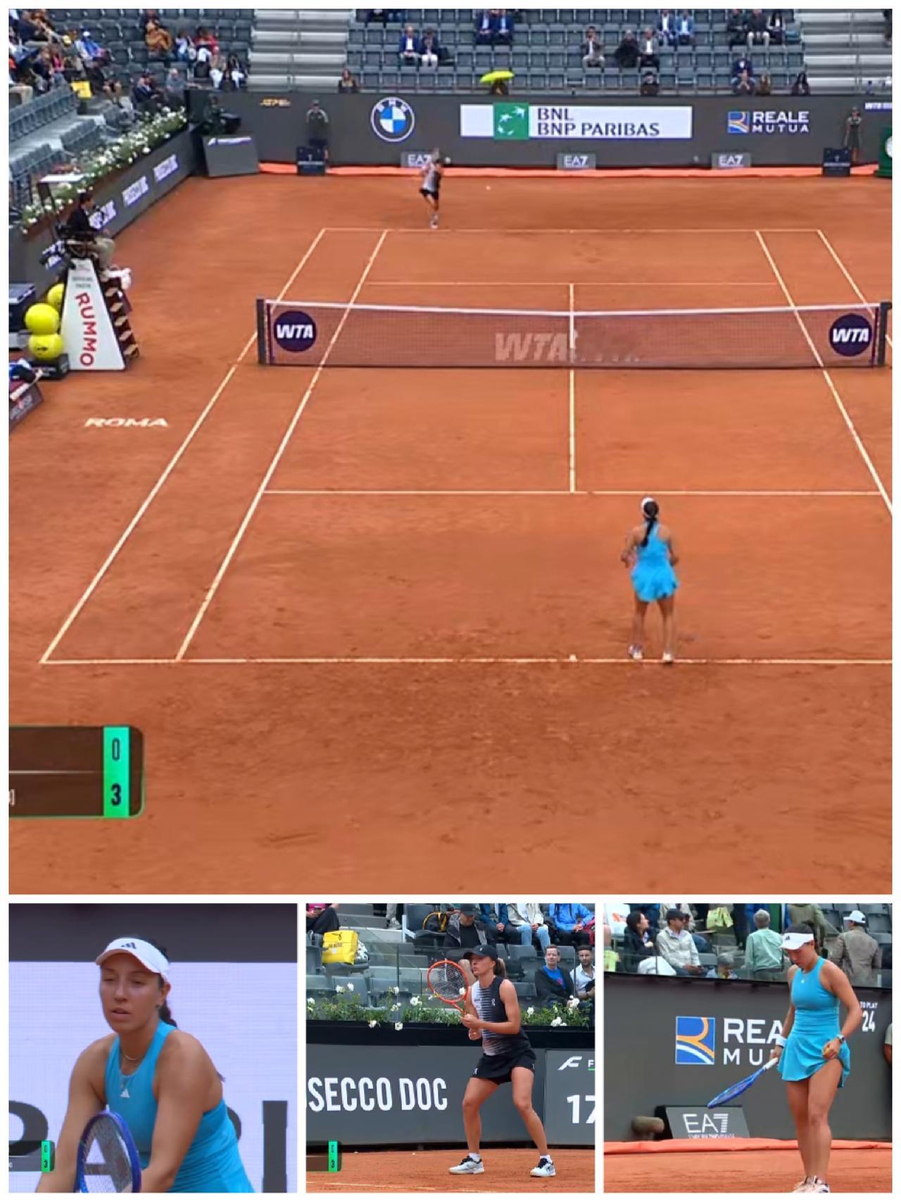 2026跟着网球🎾环游世界罗马1000公开赛女子单打下半区的四分之