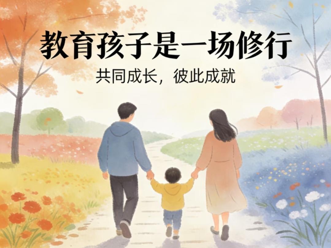 教育孩子，其实是父母的一场修行养孩子根本不是在管教娃从头到尾，修的都是我们