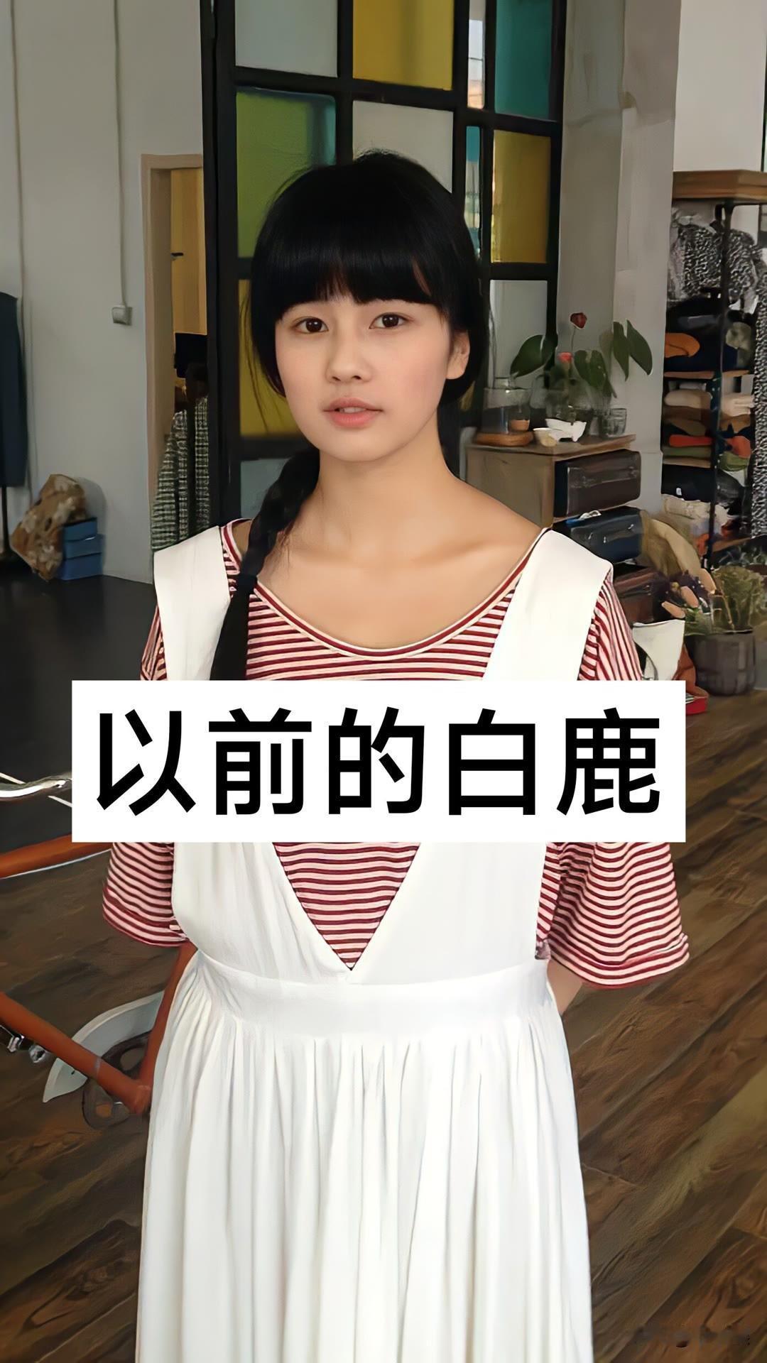 以前的白鹿VS现在的白鹿女明星