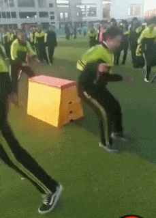 爆笑GIF: 妹子, 没事逗猪干嘛呢?