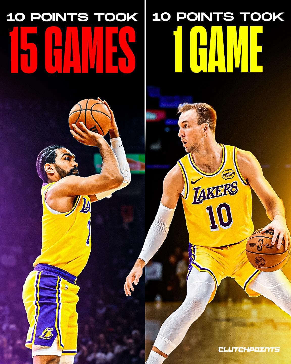 NBA最大的“诈骗犯”，文森特在湖人15场比赛合计只拿到10分！文森特终于离