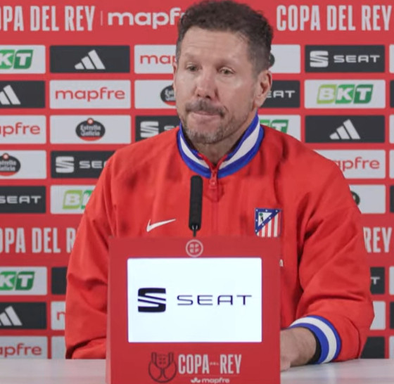 西蒙尼：“我很欣赏弗里克始终坚持高位防守，在对方半场保持窒息般的压迫，并说服他