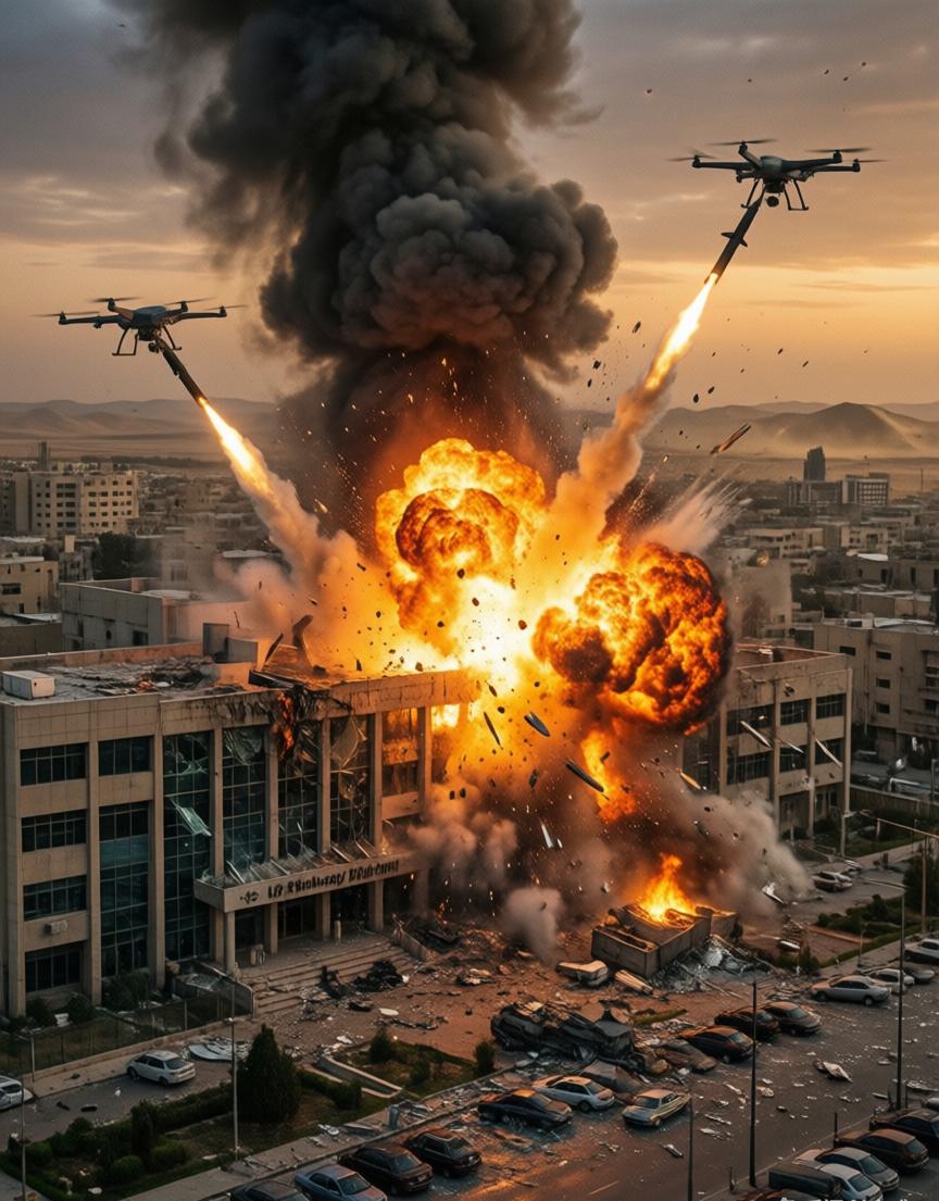 24小时连炸两次！美国驻伊拉克外交中心遭无人机火箭弹饱和打击3月16日凌晨，