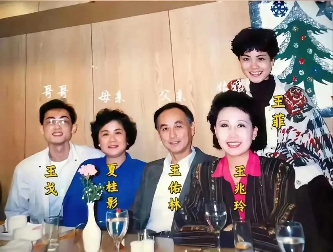 翻到一张王菲90年代的全家福，愣是把我的看入神了!王菲移居香港之前，跟一家