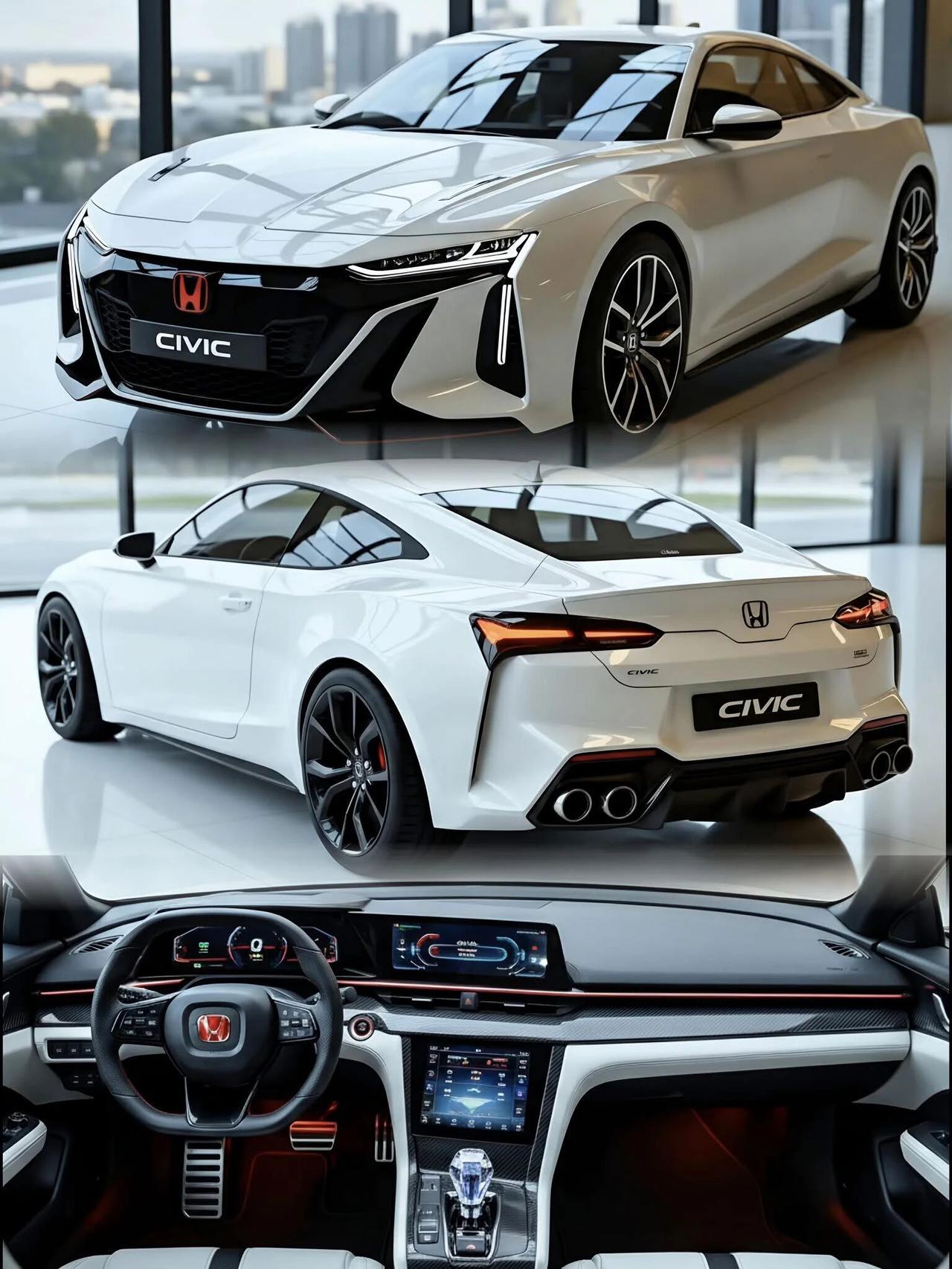 2026款本田思域终于来了，这消息太让人兴奋！网友都拍到无伪装实车了，上市估计不