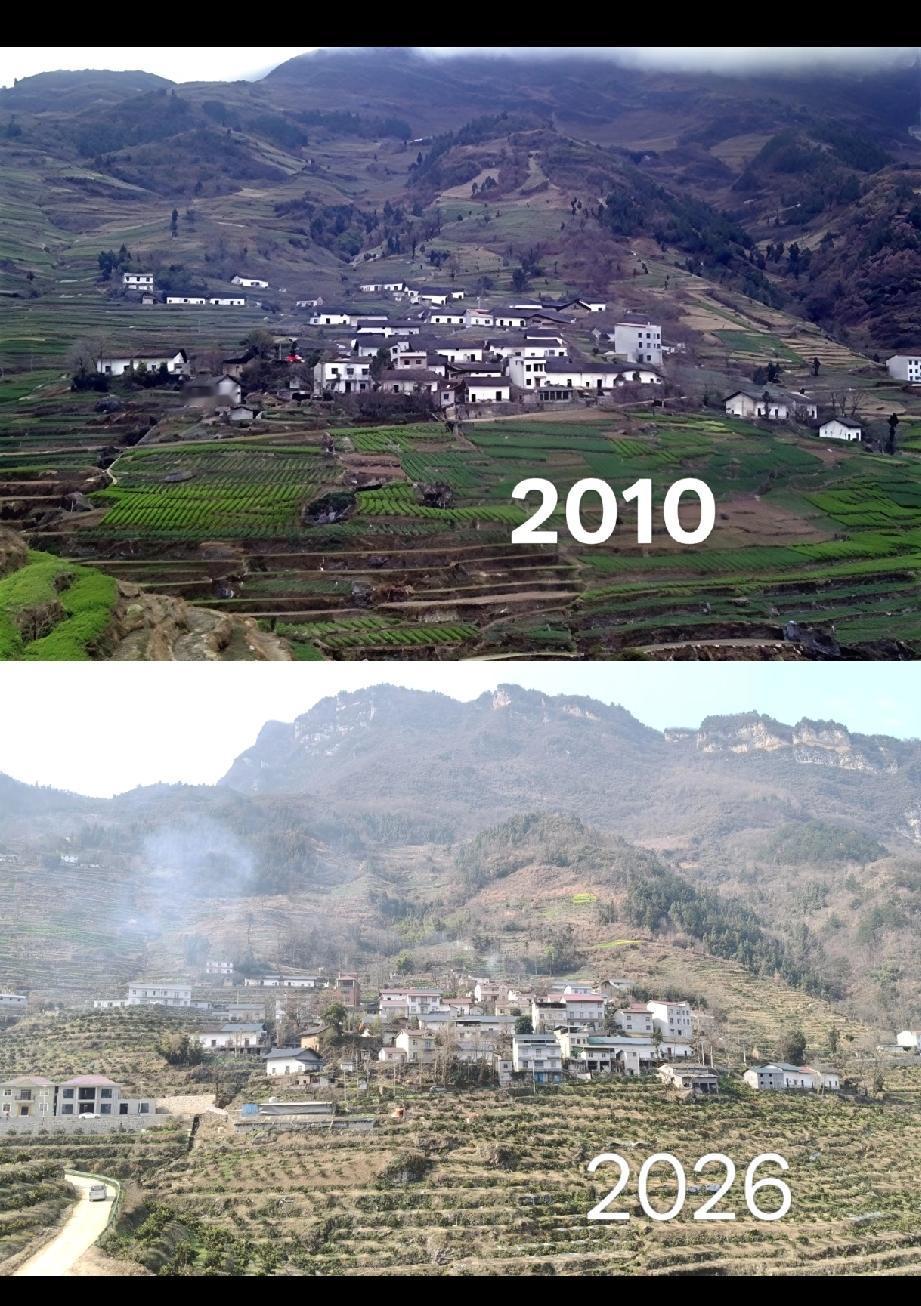 16年的变化，感觉乡野气息正在消失[捂脸哭]