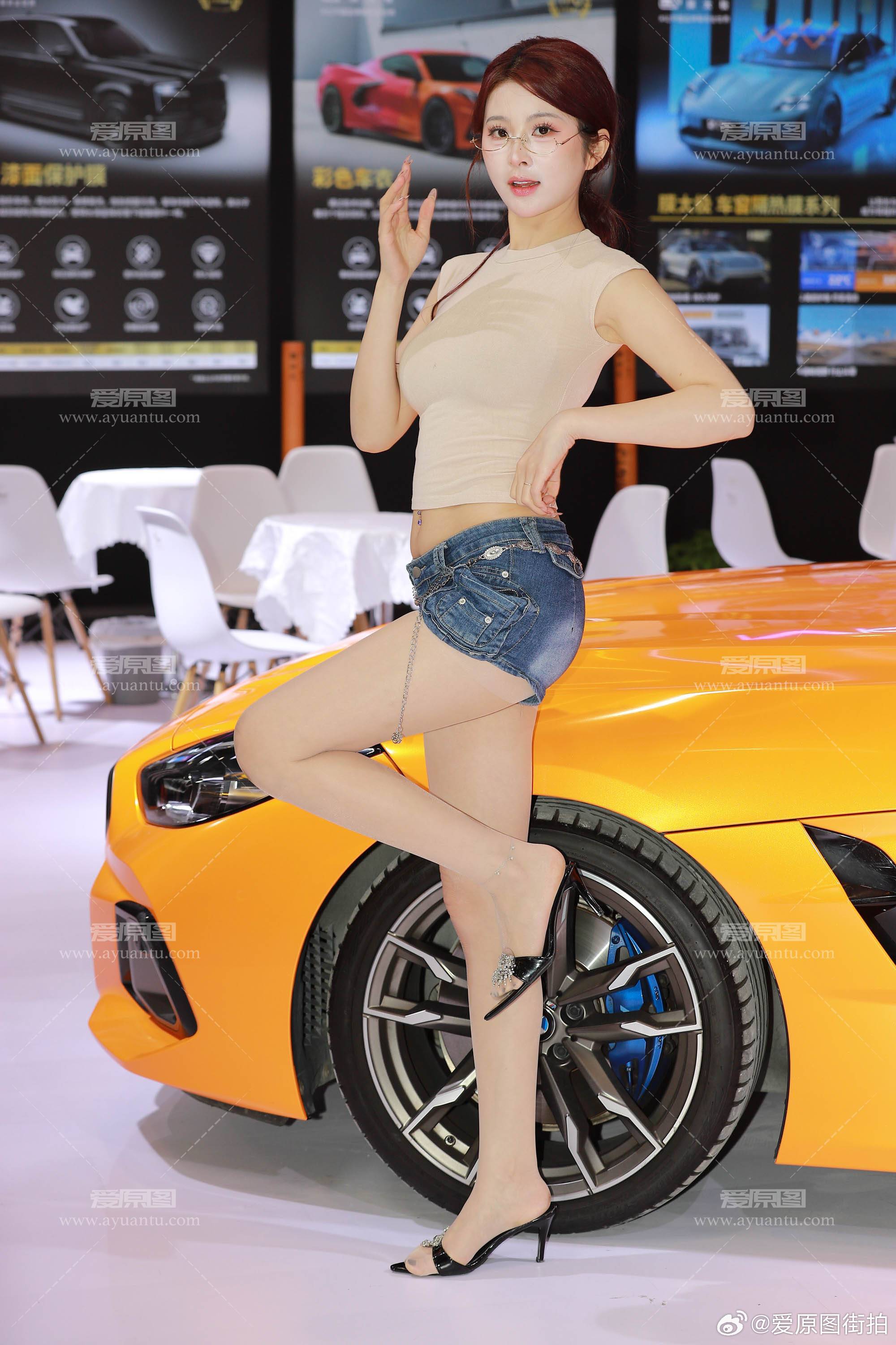 肉丝拖鞋热裤网红-你的小乔