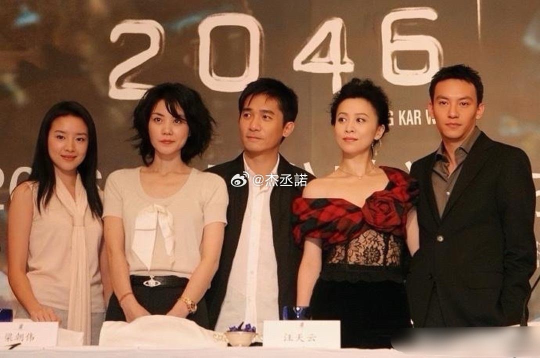 2004年，电影《2046》首映现场，董洁当年才20岁、没啥知名度，就和梁朝伟、刘嘉玲、王菲等实力派