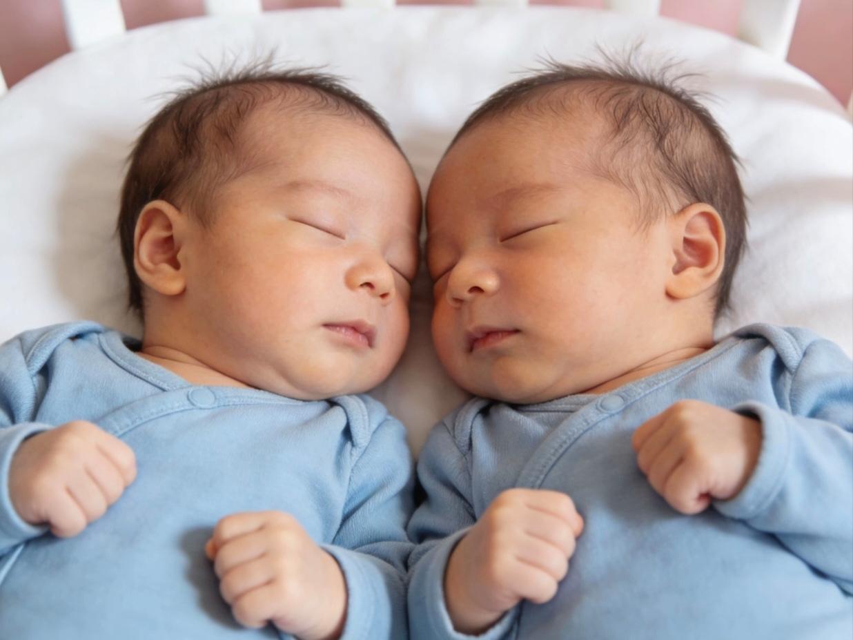 我嫂子3天前生了对同卵双胞胎男孩今天刚从医院回家，可现在有一个严重的问题他们