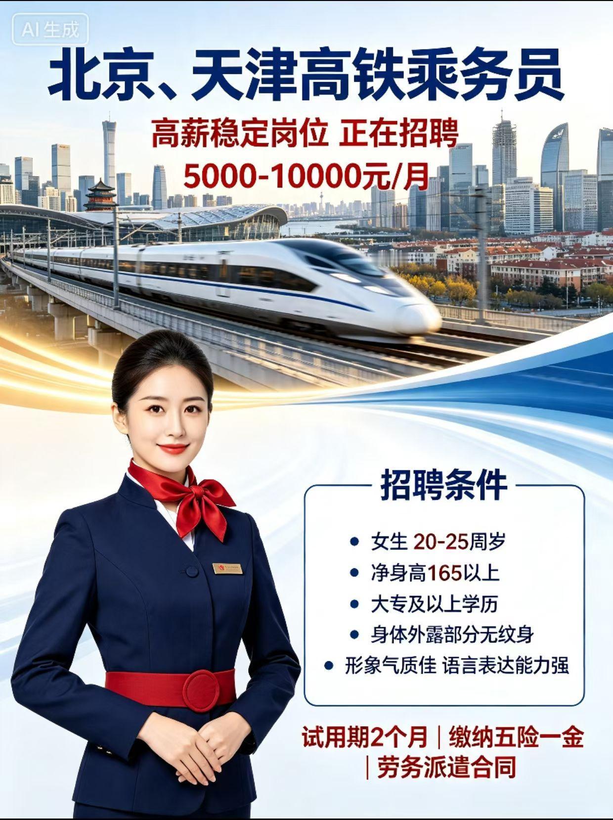 劳务派遣高铁乘务员能否干一辈子?以身边的真实案例，有乘务员干到退休，但这些乘务员