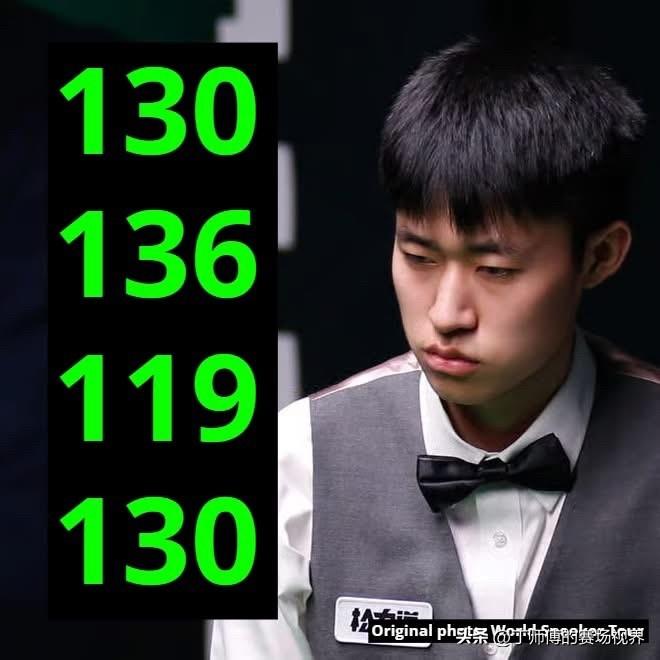 常冰玉成为第九位在四局比赛中打出连续四杆破百的球员，此前只有：约翰·希金斯（2