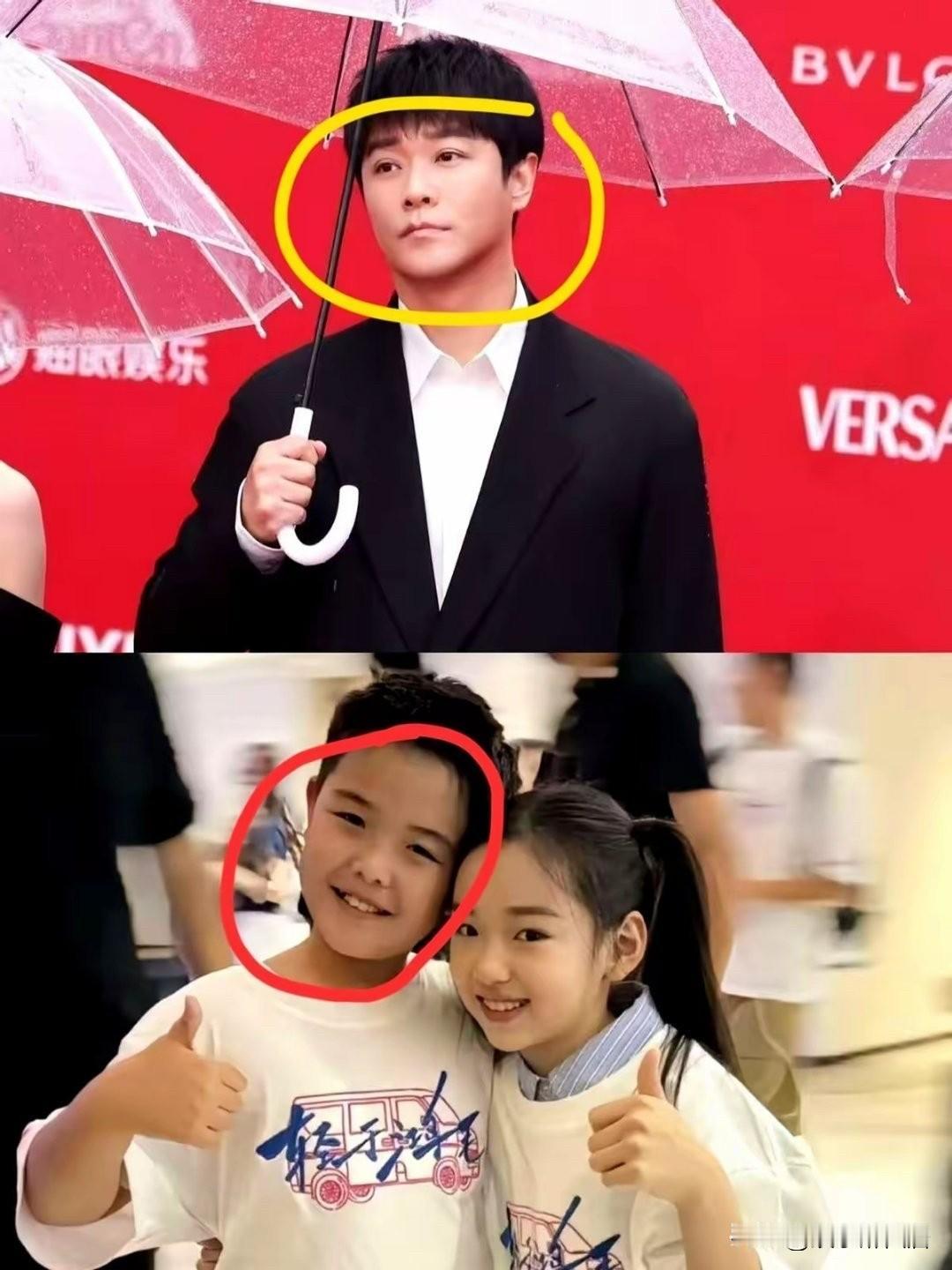 你们发现没，朵朵不光长得像陈思诚这动作气质简直如出一辙说明了什么？本来两个人