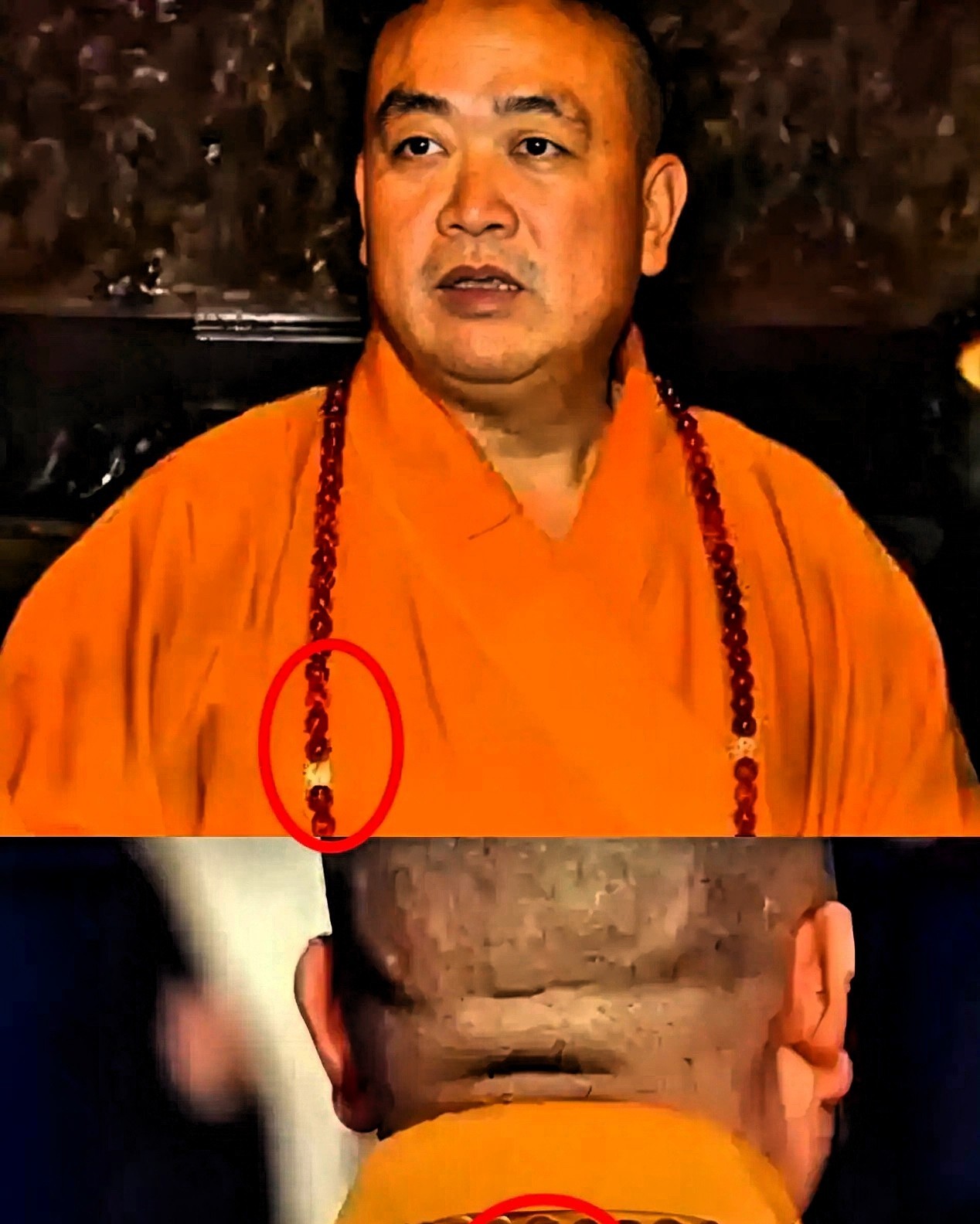 刚刚查了一下，不查不知道，原来释永信的8串佛珠，带着一身的名牌和华服，他的衣着打