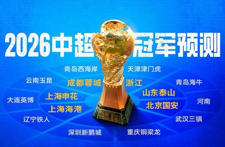 9队负分起步！简单预测一下2026中超冠军！1、上海海港：50%2、成都蓉