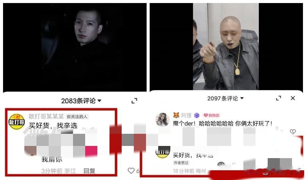 散打哥全网评论为“辛选”宣传！散打哥又开启全网四处刷评