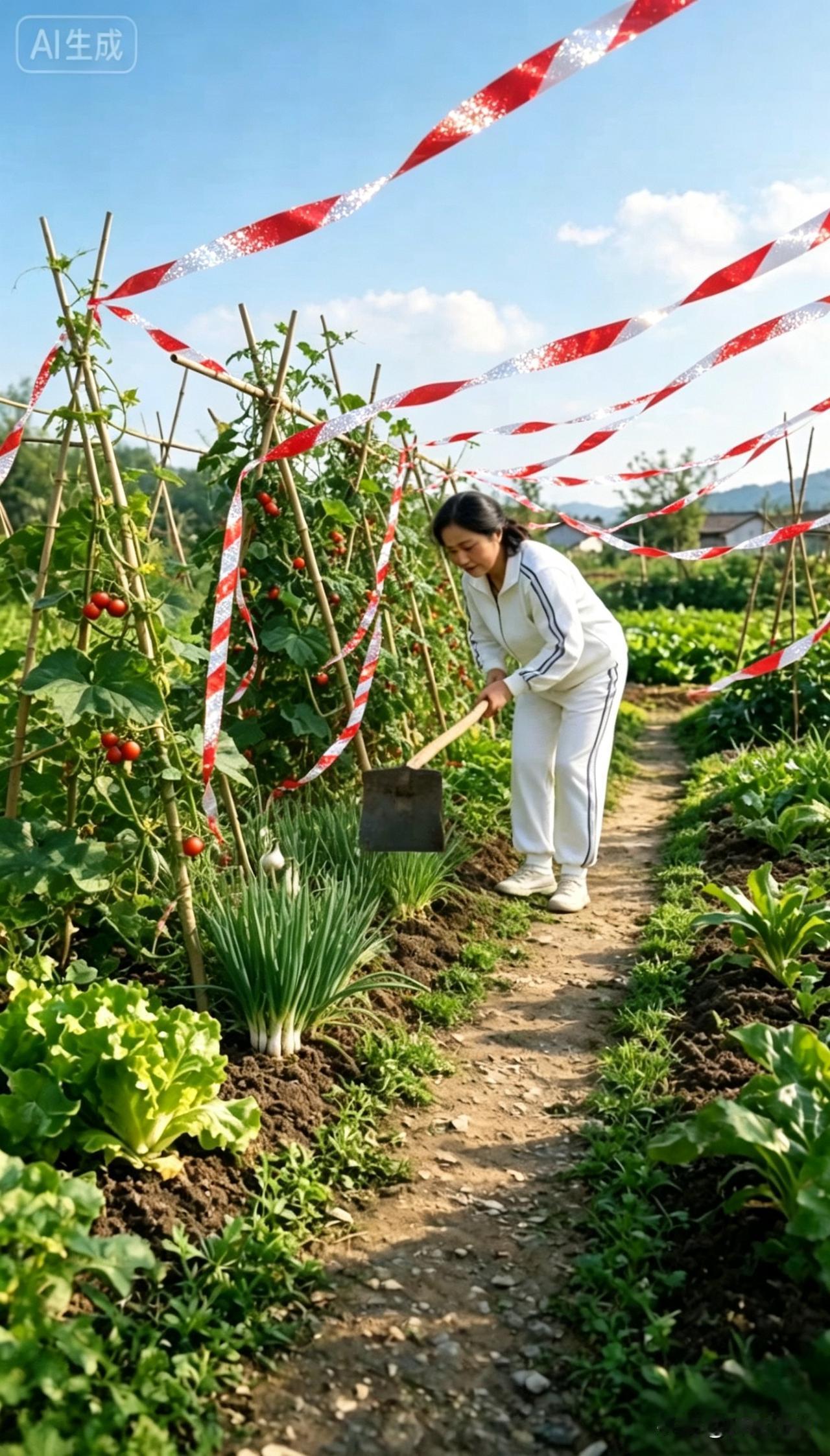 夏天种地的难处，只有农户心里清楚正午的日头晒得地面发烫，芝麻田、果园里一点