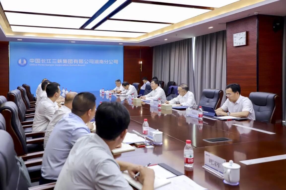 李富民调研三峡集团湖南区域工作