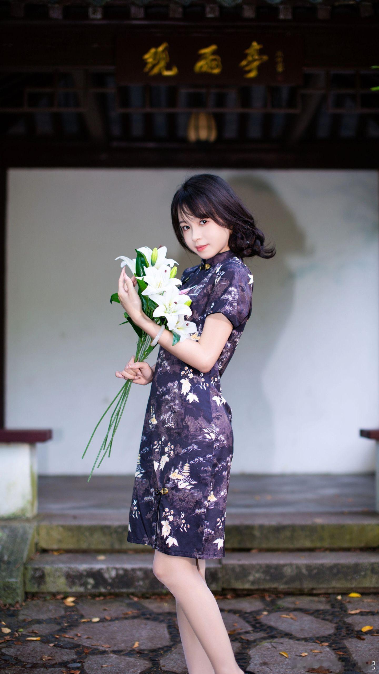 写真摄影日记美女旗袍