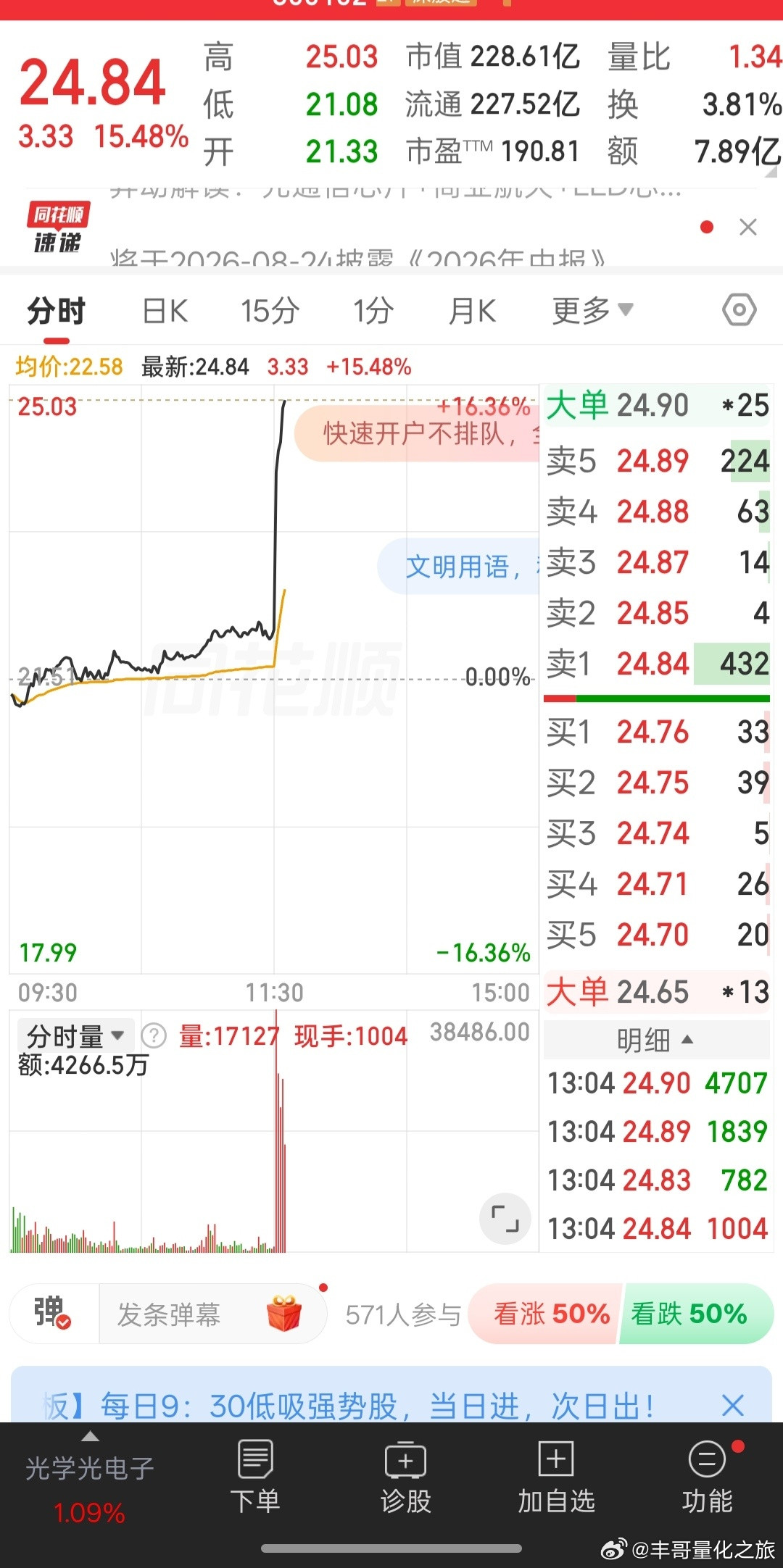 a股中午出的消息，商业航天直接被瞬间拉爆了
