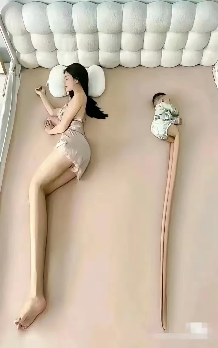 为了妈妈的大长腿，你就委屈一下吧！