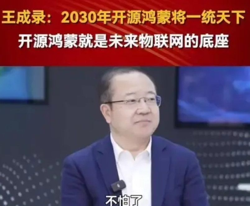 鸿蒙真的这么强吗？王成录早就说了：2030年，开源鸿蒙将一统天下。开源鸿蒙是