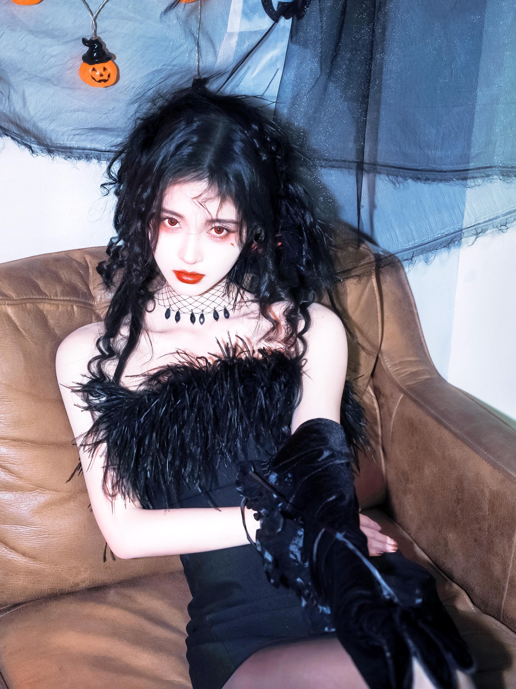Let'sgoparty🎃🪄鞠婧祎粉色雏菊长裙