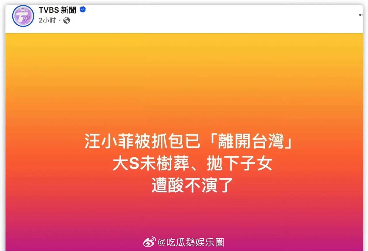 大S离世2个月，盘点S家联合台媒给汪小菲下的通稿，真是五花八门！他们可真是“有才