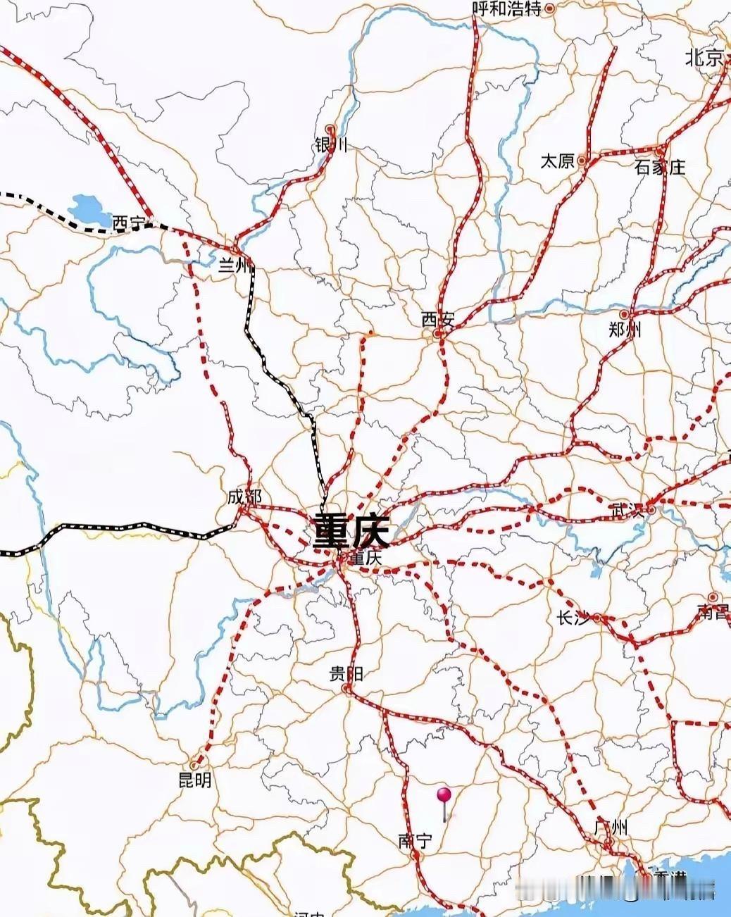 遗憾，重庆十五五计划没有打兰渝、渝自雅高铁和渝毕城际铁路的米，只有等十六五了重