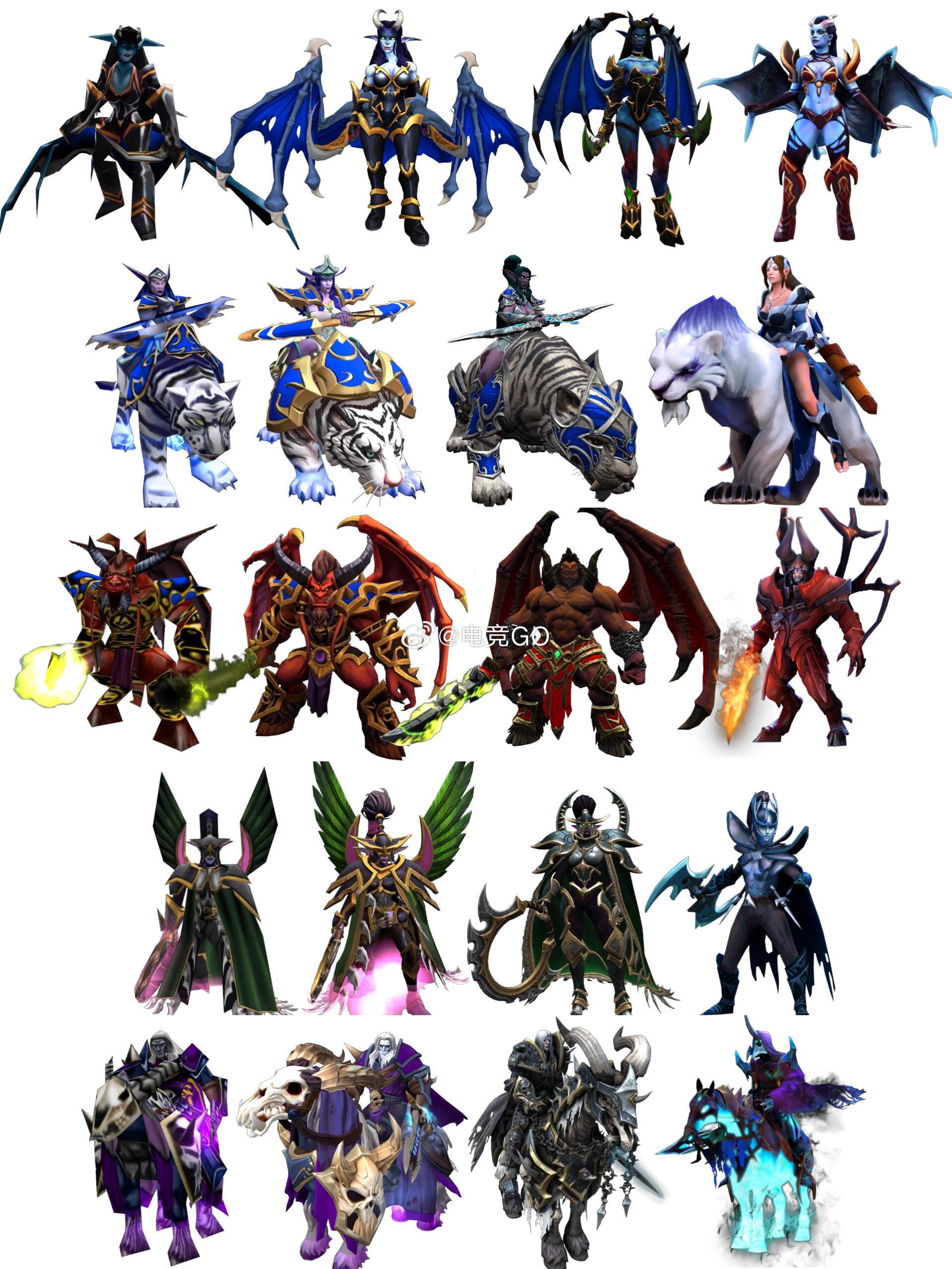 War3,War3高清,魔兽世界和Dota2模型对比大家最喜欢哪一套？do